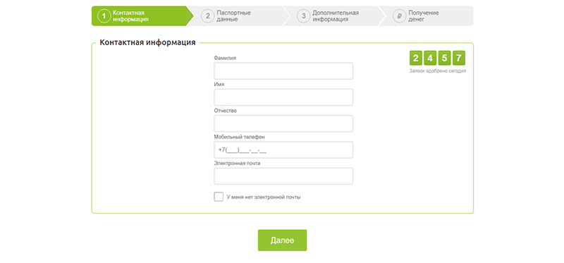 Оформление заявки в МаниМен в Калаче-на-Дону